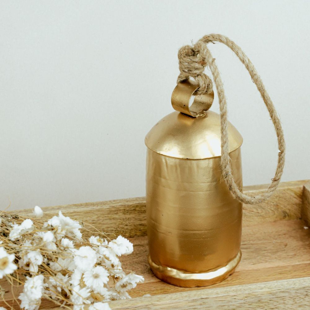 Cowbell, Gold, 8.5 in.