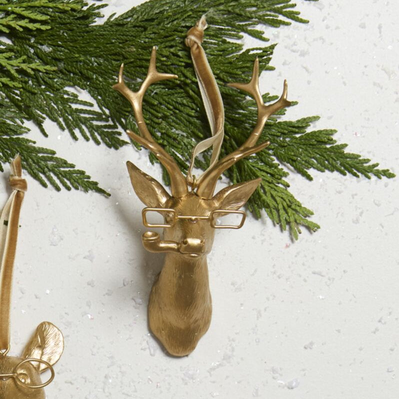 E&E Ornament Frankie the Stag, 2.5 X 3.25 X 5.75 in.