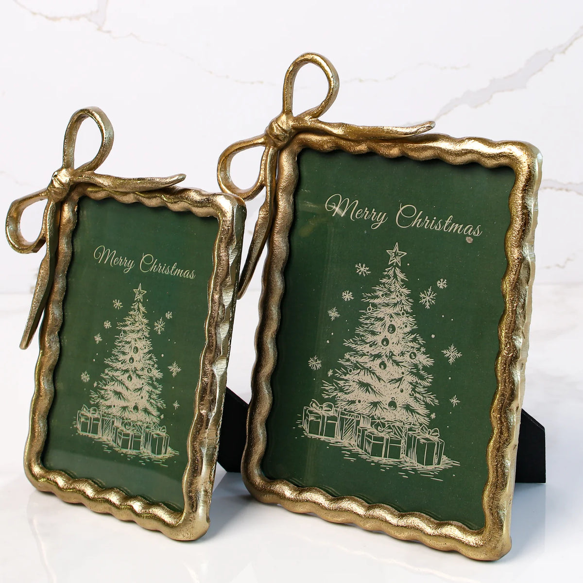 Ribbon Photo Frame, Gold, 5 X 7 in.