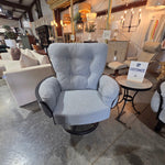 OW Lee Swivel Rocker Lounge Chair Monterra, Chinchilla Aluminum RV19B, 35.75''W x 30.5''D x 38.5''H 2
