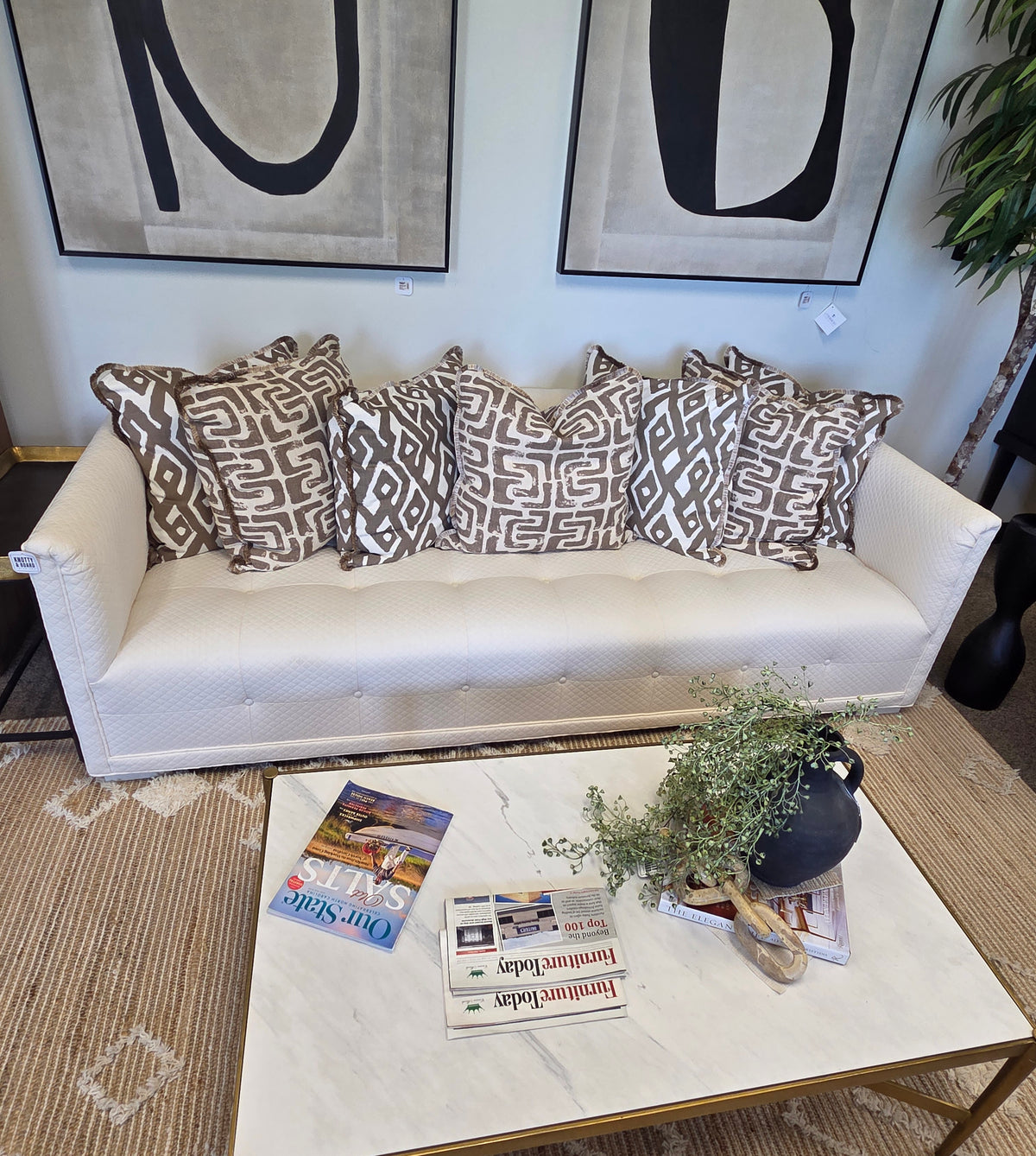 Chaddock Network Custom Sofa