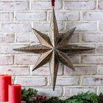 Metal Star Decor, Gold, 20 in. 2