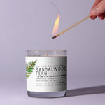 Just Bee Sandalwood Fern Candle, 7 oz. 2