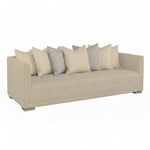 A tufted  fabric sofa  1