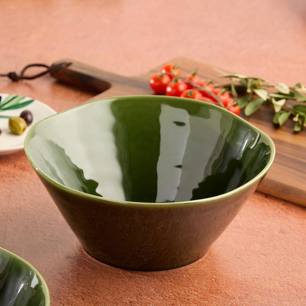 Deep Bowl, Verde, 10.5 X 4.5