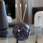 Everlasting Candle Neva Vase, Charcoal Marble Candle Holder 2