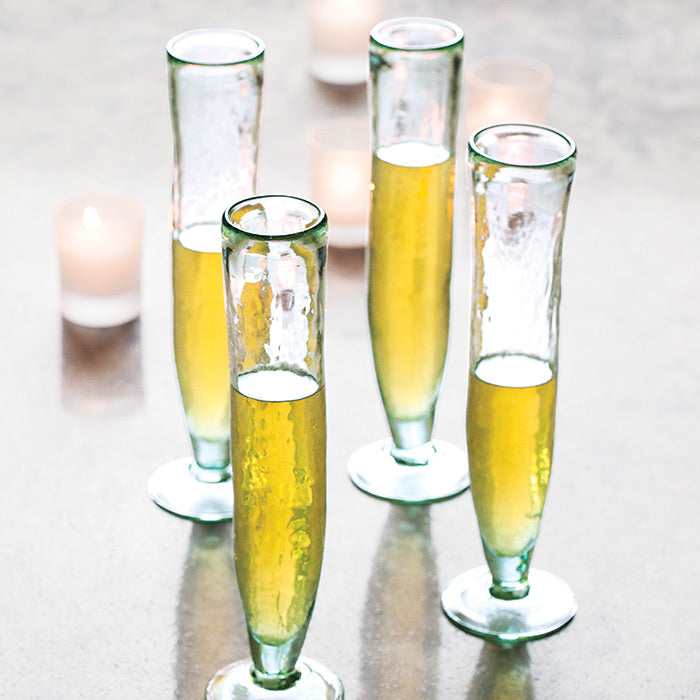 Recycled Tall Champagne Flute