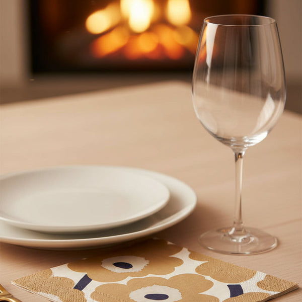 Cocktail Napkin, 20 Ct, Marimekko Unikko Linen