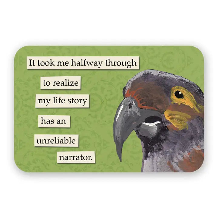 Vinyl Sticker, Unreliable Narrator
