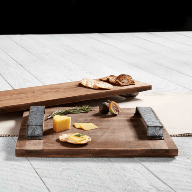 Square Wood Serving Board