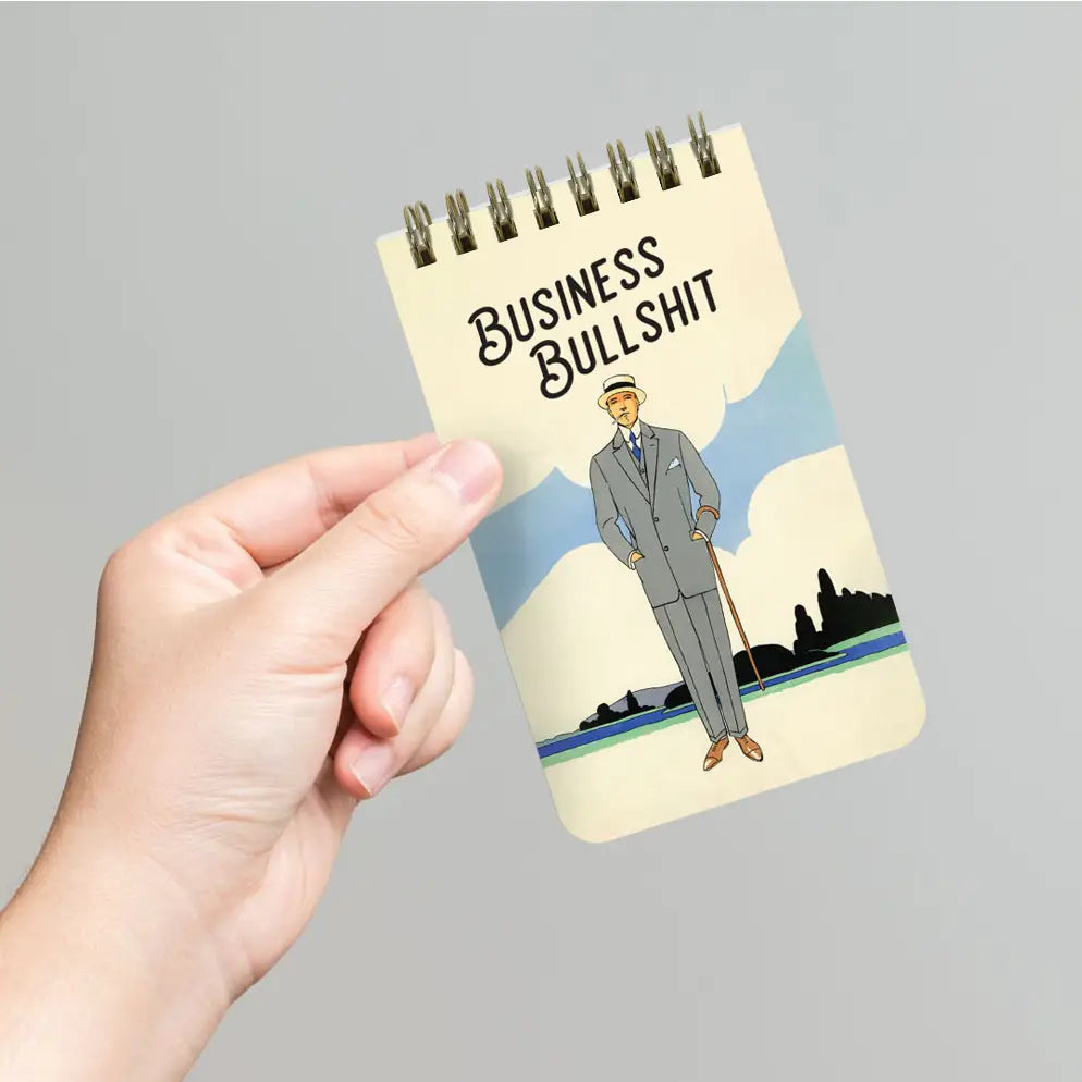 Spiral Memo Pad, Business Bullshit