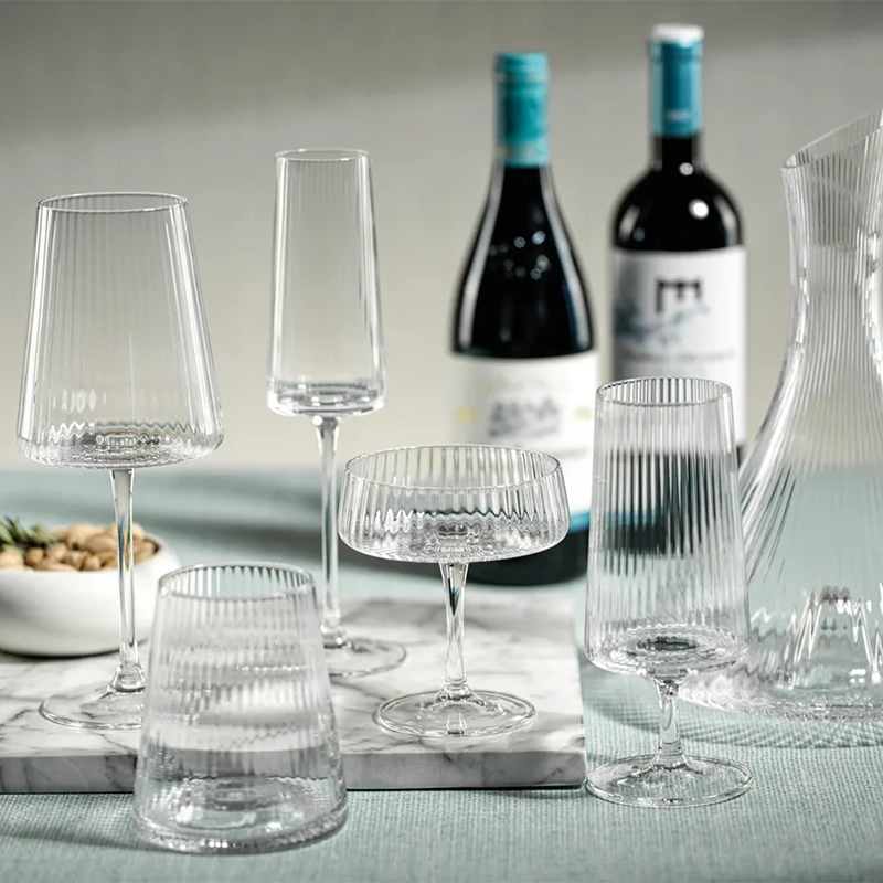Bandol Fluted Textured Champagne Flute, 10 in.