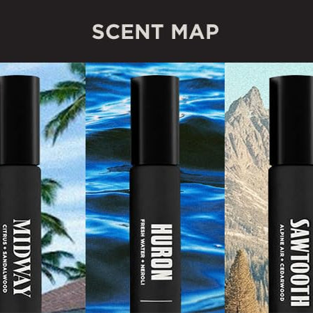 Duke Cannon Proper Cologne® Scent Map, Set of Three, 3 oz.