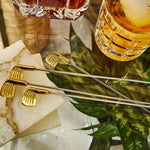 Golf Club Stirrers, Gold, Set of Four, 8.5 in. 2