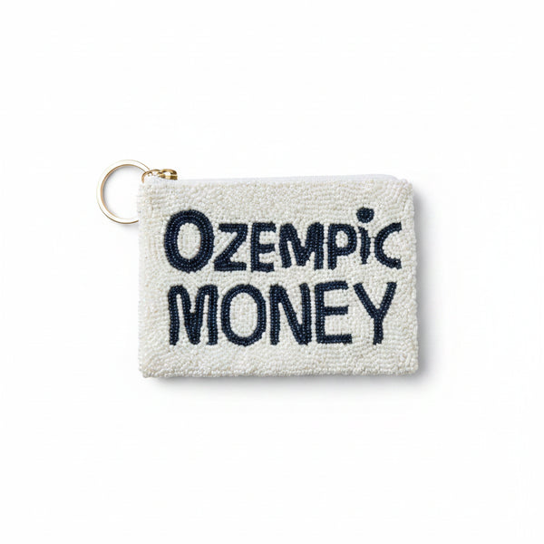 Ozempic Money Beaded Coin Wallet