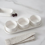 Le Blanc 4-Piece Entertaining Set, 13.75 X 5 X 1 in. 2