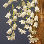 Cream Wisteria Hanging Spray, 36 in. 2