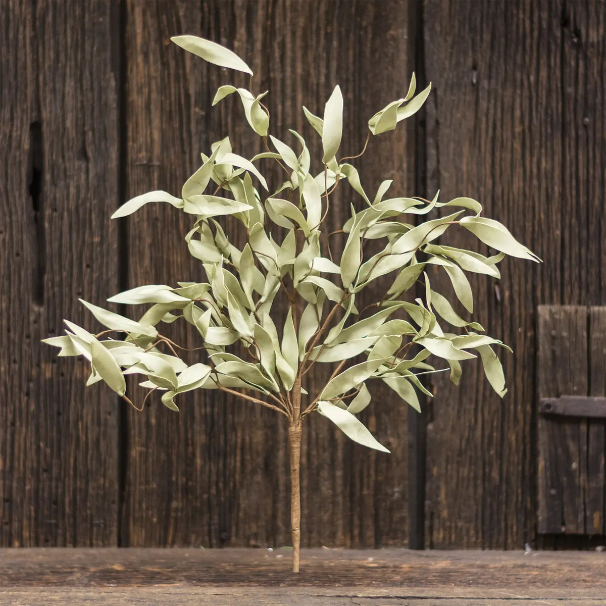 Flocked Herb Leaves Bush, 24 in.