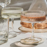 Bandol Fluted Textured Martini Glass, 5.5 in. 2