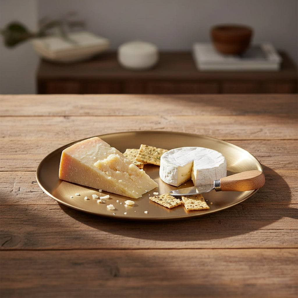 Gold Dining Plate Small