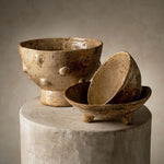 Curio Paper Mache Polka Vase, 9.5 X 9.5 X 6.75 2