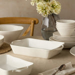 Rectangular Baker, Linen Cream, Medium, 14 in. 2