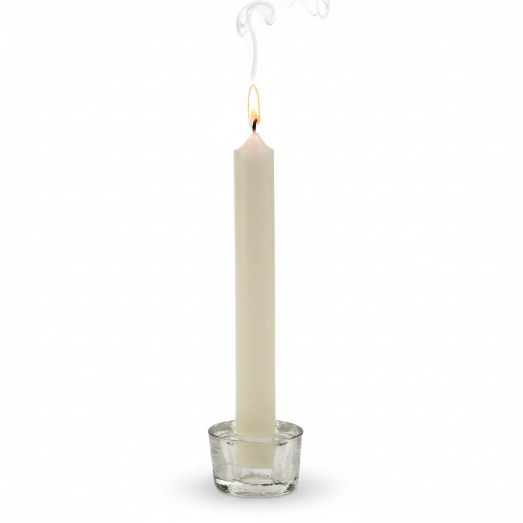 Prism Candle Holder, Small, Clear