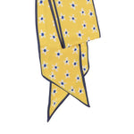 Daisy Double Sided Scarf, Yellow, 145 x 13 in. 2