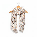 Cozy Cats Scarf, Cream, 180 X 85 in. 1
