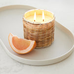 Hillhouse, Handwoven Candle 12oz., Grapefruit Pomelo 2