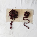 Foam Ball Garland with Glitter, Burgundy, 72 in. 2