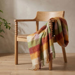 Brushed Plaid Fringe Throw, Multi-Color, 60 X 50 in. 2