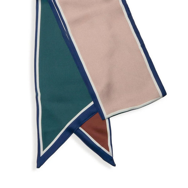 Color Block Reversible Scarf, Neutral, 145 x 13 in.