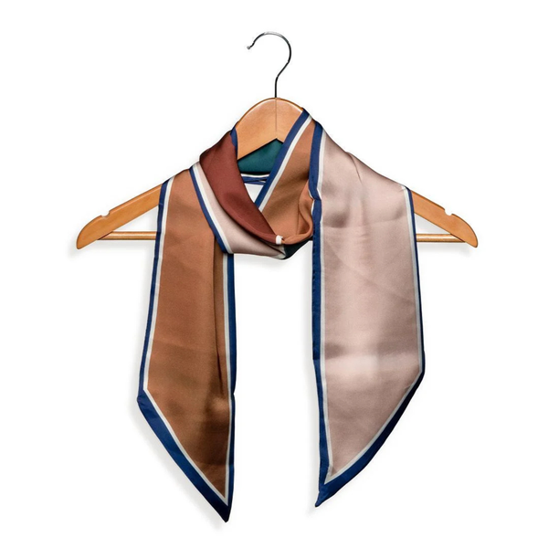 Color Block Reversible Scarf, Neutral, 145 x 13 in.
