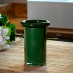 Stock Vase, Green, Tall, 6.3 X 6.3 X 9.06 in. 2
