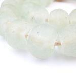 Jumbo Clear Recycled Glass Beads, 24 mm 2