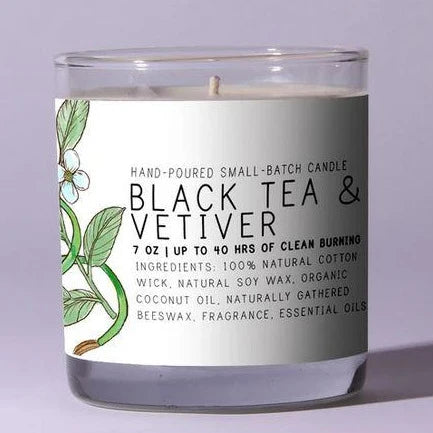 Just Bee Black Tea Vetiver, 7 oz.