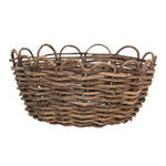 Woven Vine Baskets w/ Scalloped Edge, Large 1