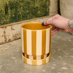 Saffron Pot with Saucer, 5 X 5.75 in. 2