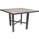 OW Lee, Modern Aluminum Side Table with Dekton Tabletop, 2-piece 1