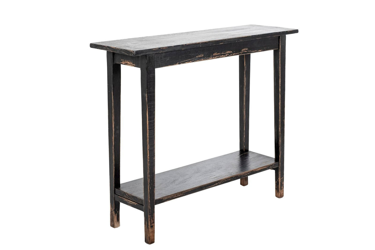 Rita Console Table, Antique Black