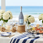 Beau Bottles Champagne Collection, Navy and White Cane 2
