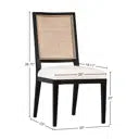 Norton Dining Chair, Antique Black Frame 4