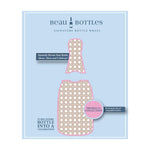 Beau Bottles Prosecco Collection, Brown and White Cane 1