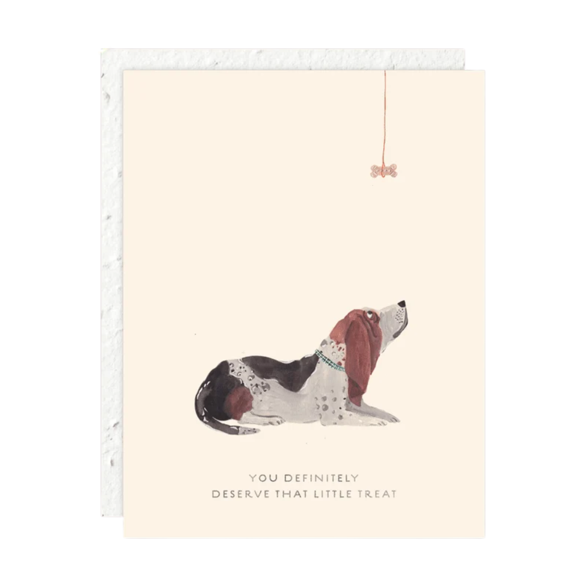 Seedlings Cards, Flourish, Basset Hound