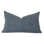Marina Lumbar Pillow, Dark Blue, 14 X 36 1