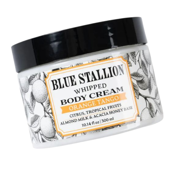 Blue Stallion Whipped Body Cream, Orange Tango