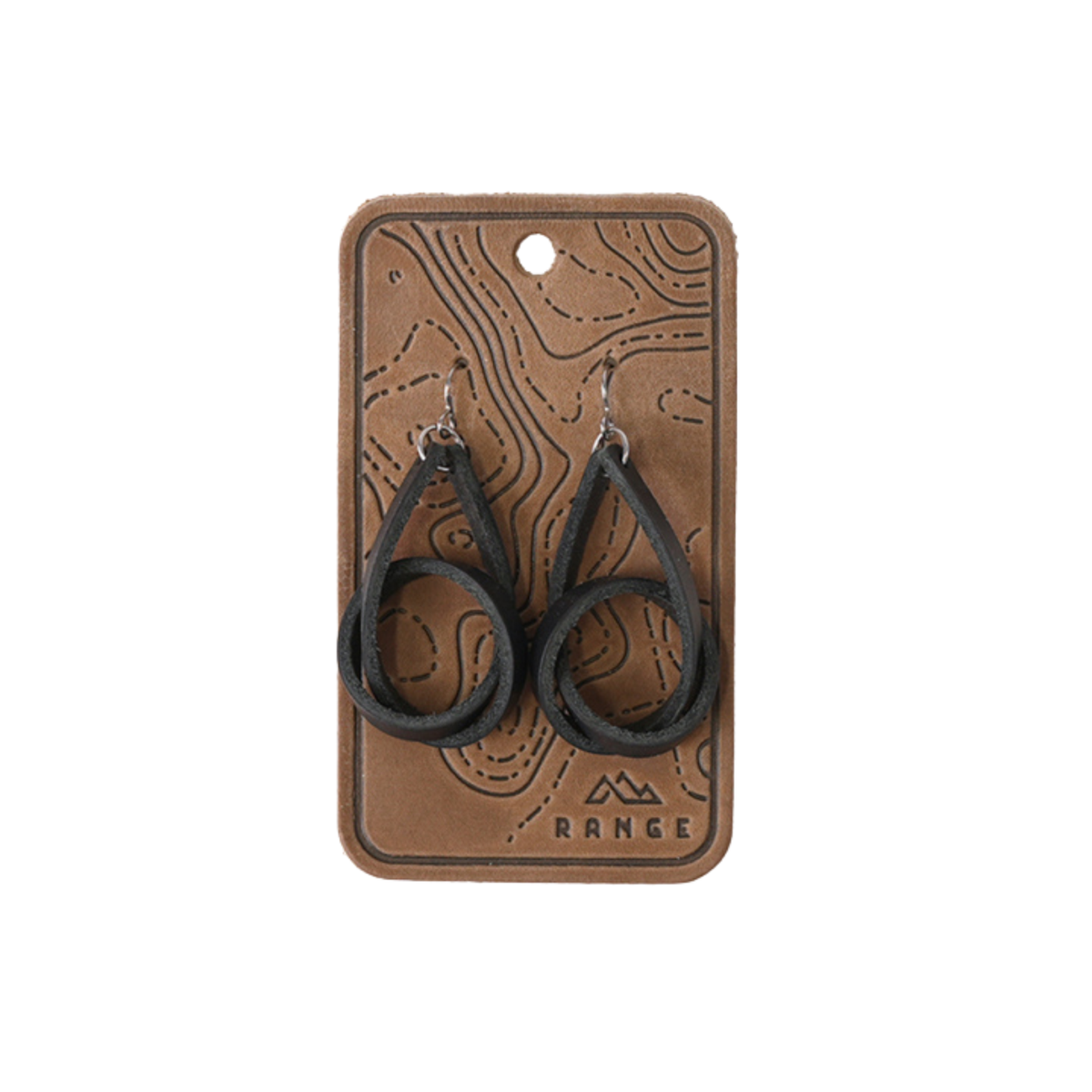 Knot Earrings, Black