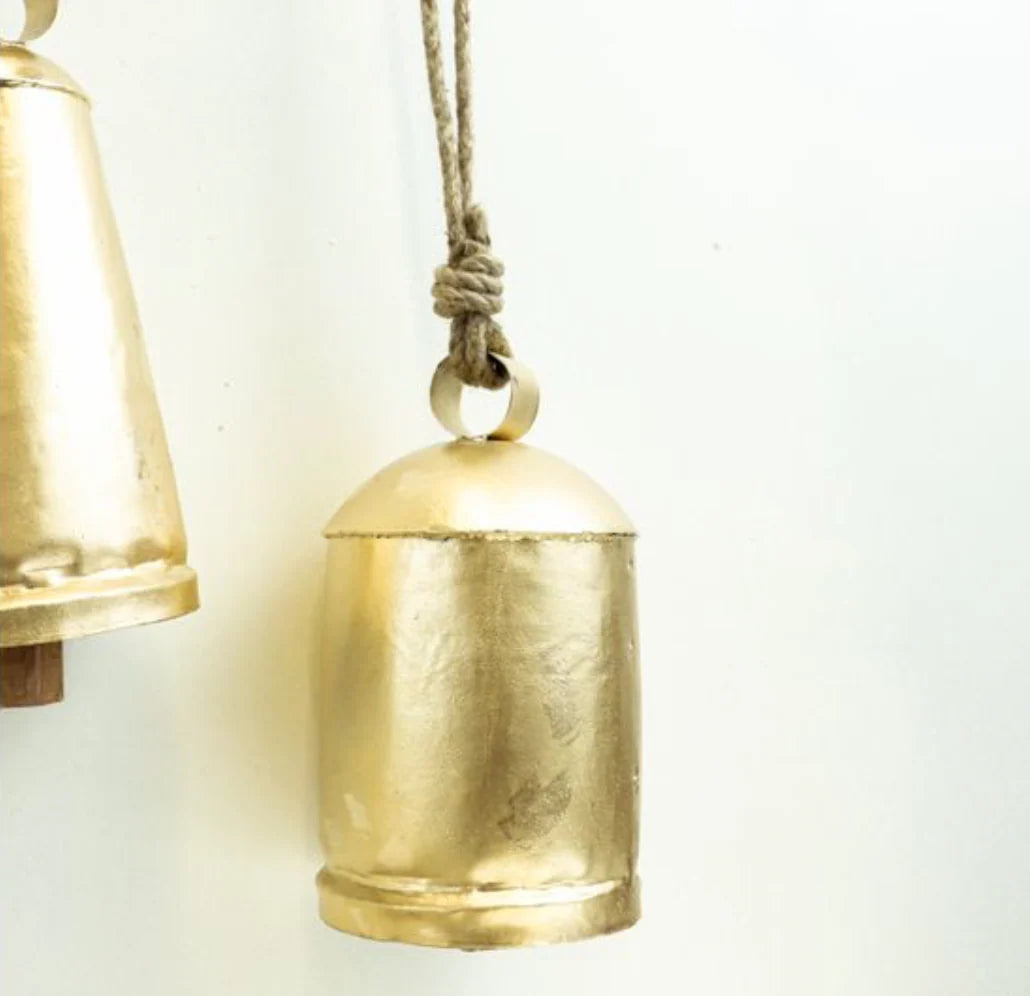 Cowbell, Gold, 8 in.