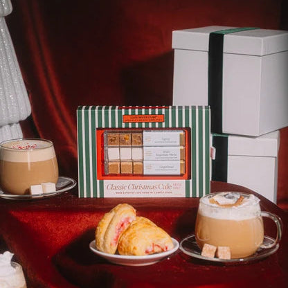Teaspressa, Christmas Cafe Mixer Cube Trio, Eggnog & Peppermint